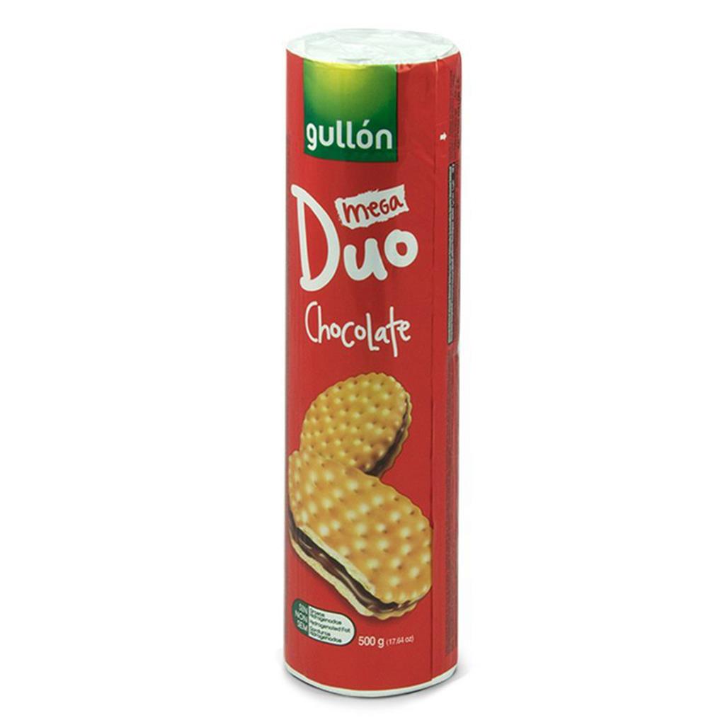 Gullón Mega Duo Chocolate Flavour Filled Biscuits 500g