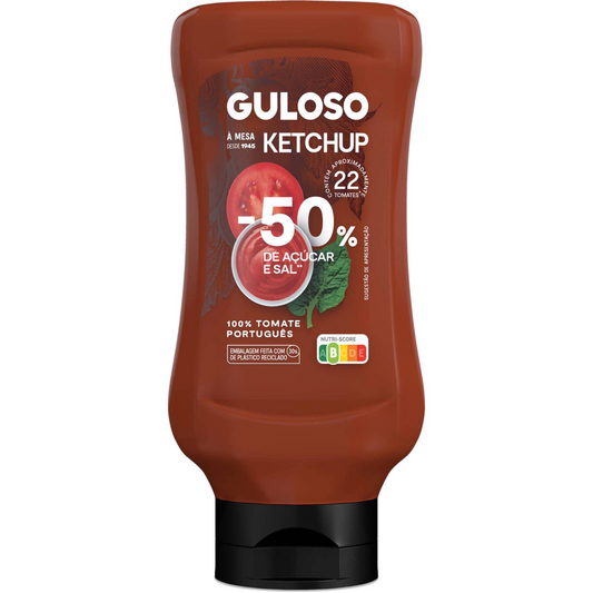 Guloso Top Down Reduced Salt Ketchup 530g