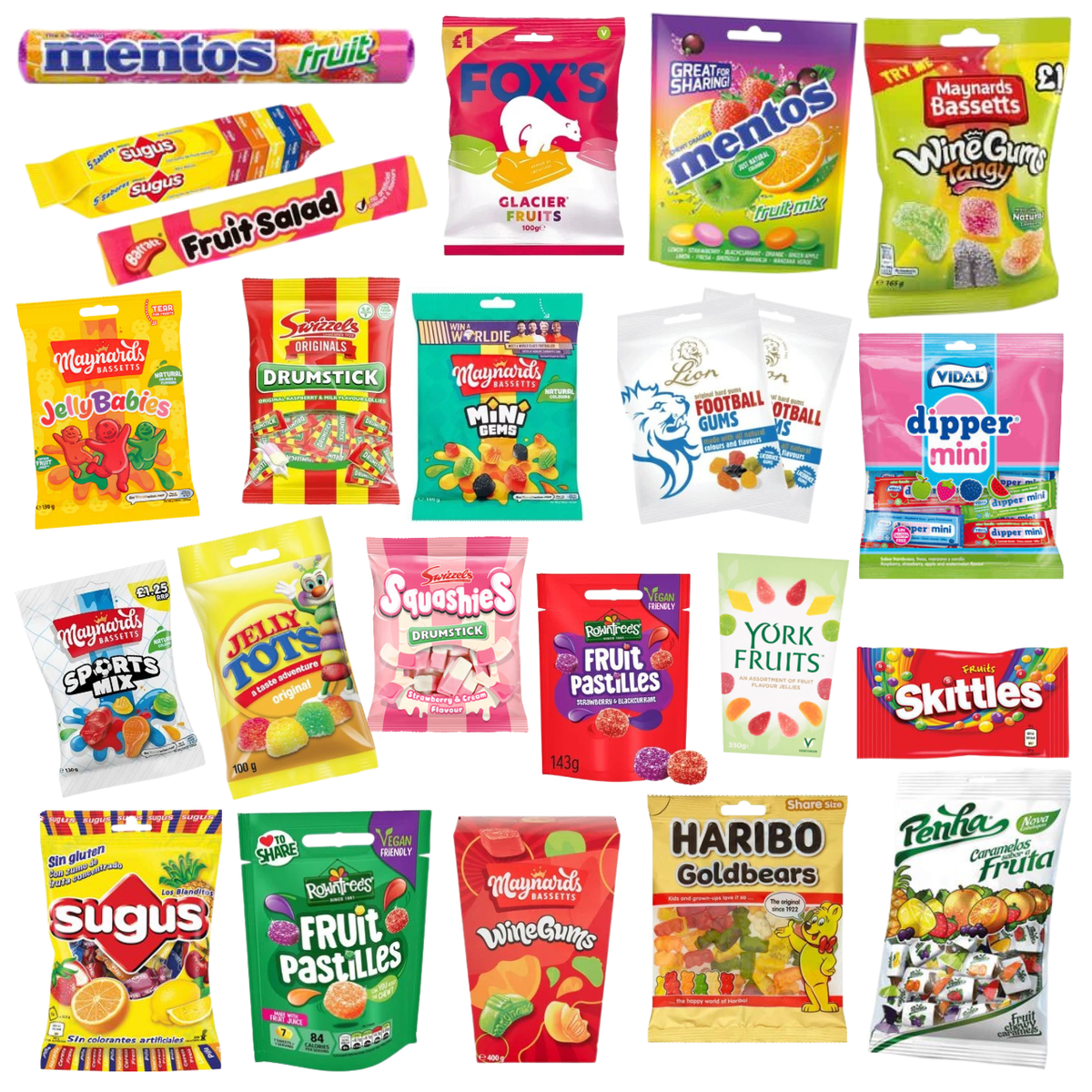 Gummy Sweets – Fruity Soft Packets