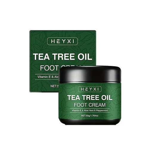HEYXI Tea Tree Oil Foot Cream 50g hydrating cooling foot care cream