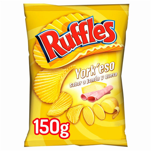 Ruffles Ham and Cheese Crisps 150g