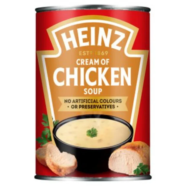 Heinz Cream of Chicken Soup 400g creamy tinned chicken soup soups and cupboard warmers collection South African Products