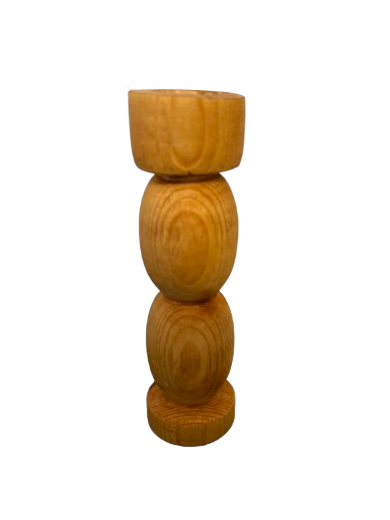 Wooden Bubble Elegant Candle Holder Hand Made