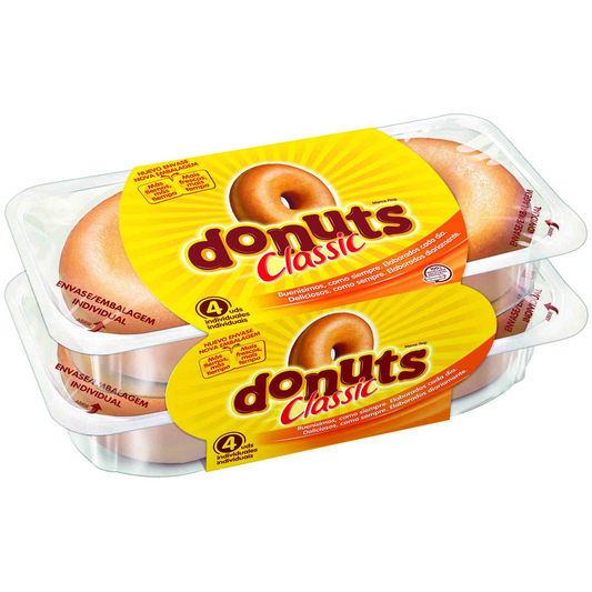 Iced Donuts 200g – 4 pack of soft fluffy donuts with sweet icing glaze – Rusks and Cake – Biscuits, Rusks and Cake