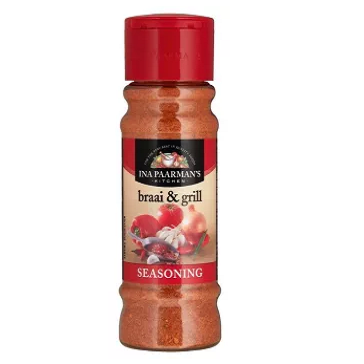 Ina Paarman braai and grill seasoning 200 ml South African seasoning Spice Mixes and Seasonings clearance deals