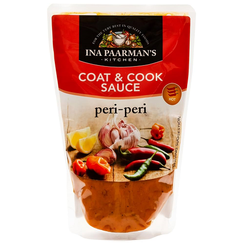 Ina Paarman peri peri coat and cook sauce 200 ml South African vegan halal coat and cook spicy cook in marinade ready to use cooking sauce Cook-In Sauces and Marinades