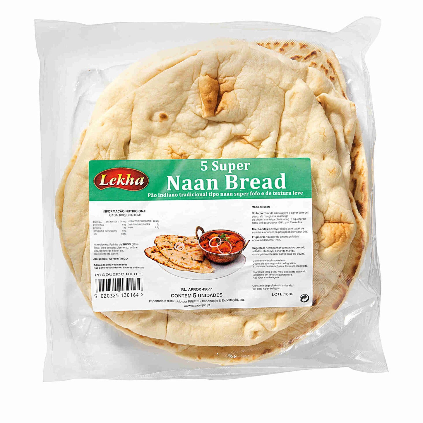 Indian Super Naan Bread 450g soft fluffy traditional flatbread for curries and family meals