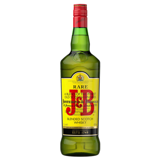 J&B Rare Blended Scotch Whisky 700ml 40% ABV classic Speyside-led Scottish blend with apple pear vanilla citrus oak and gentle smoke