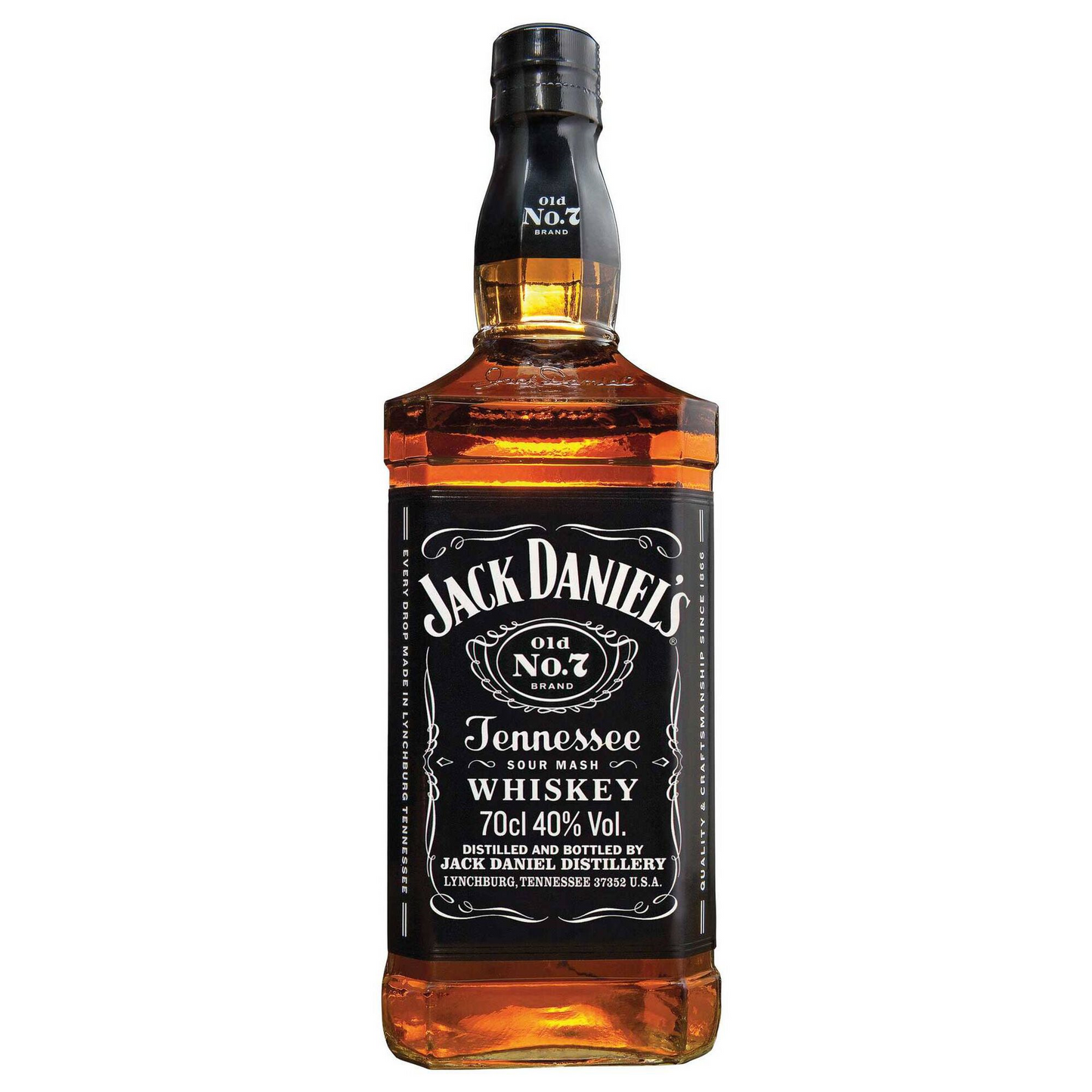 Jack Daniel's Old No. 7 Tennessee Whiskey 700ml 40% ABV classic American whiskey with caramel vanilla toasted oak and warming spice