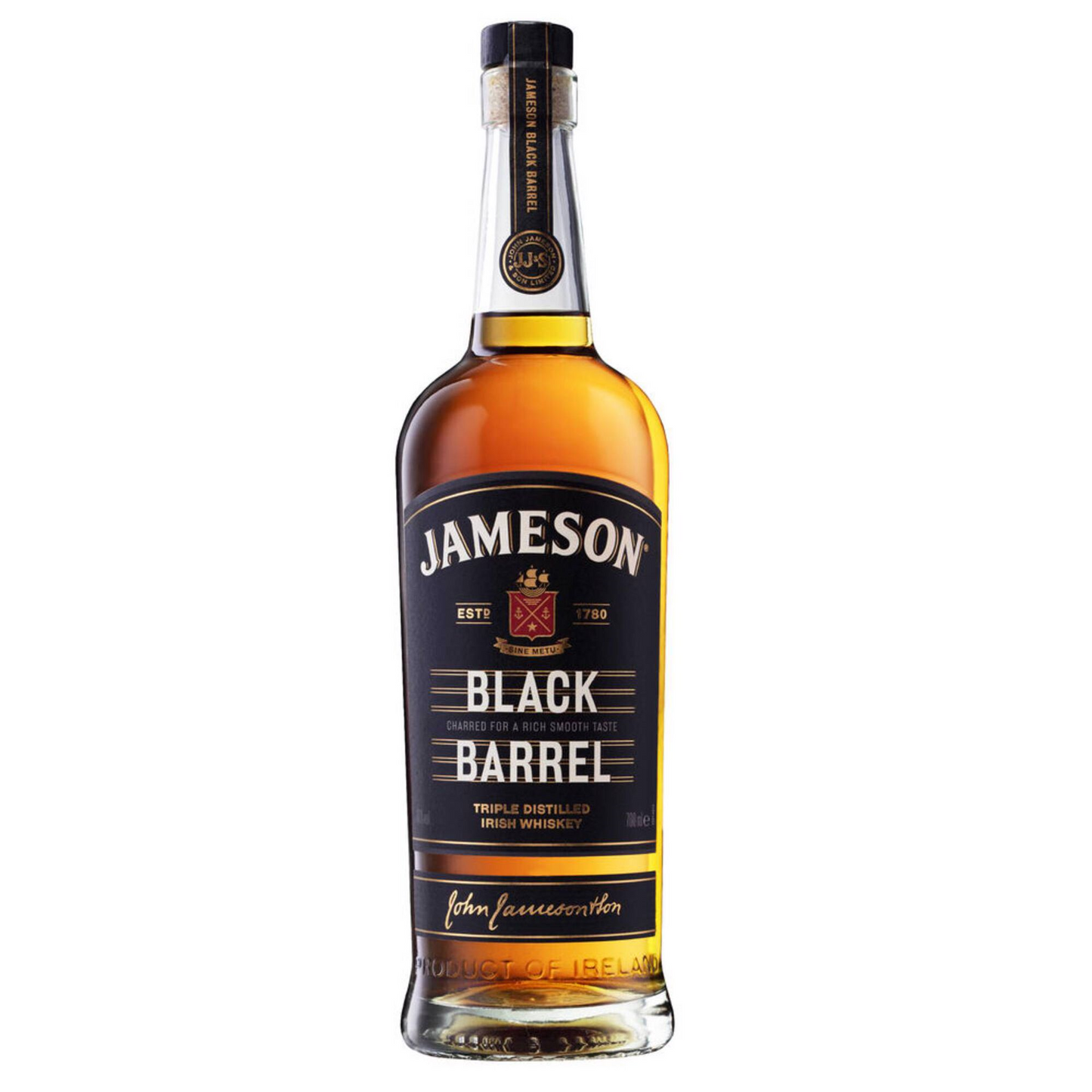 Jameson Black Barrel Irish Whiskey – 700ml Bottle (40% ABV)