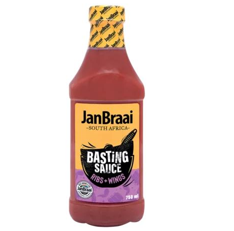 Jan Braai Ribs & Wings Basting Sauce 750ml