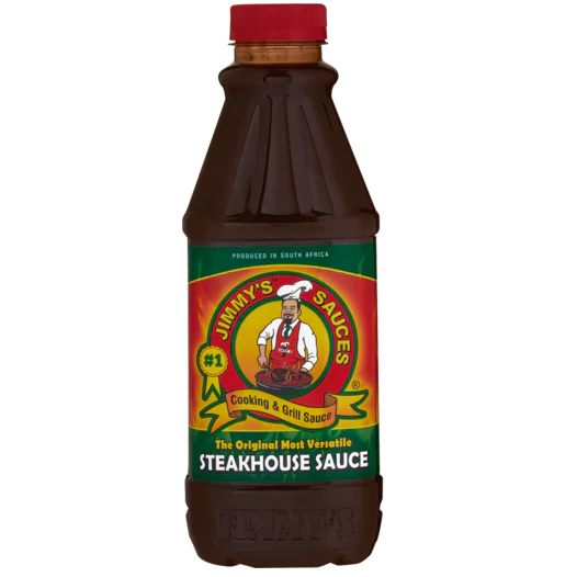 Jimmy's Steakhouse Sauce 750ml smoky sweet South African table sauce marinade braai condiment South African Products