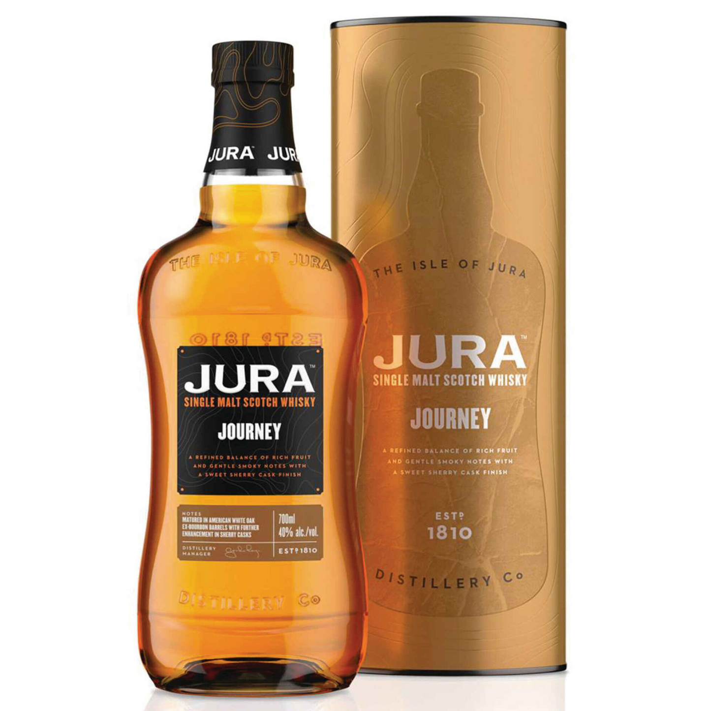 Jura Journey Single Malt Scotch Whisky – 700ml Bottle (40% ABV)