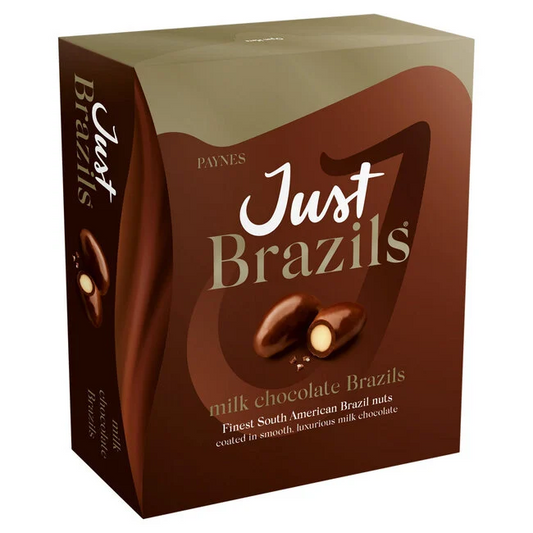 Just Brazils Milk Chocolate 150g Paynes