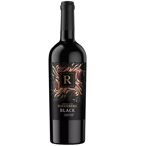 Roodeberg Black Western Cape KWV – 750ml Bottle (14% ABV) | Bold South African Red Blend