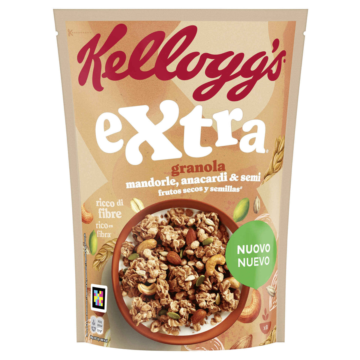 Kellogg's Granola with Nuts and Seeds 375g