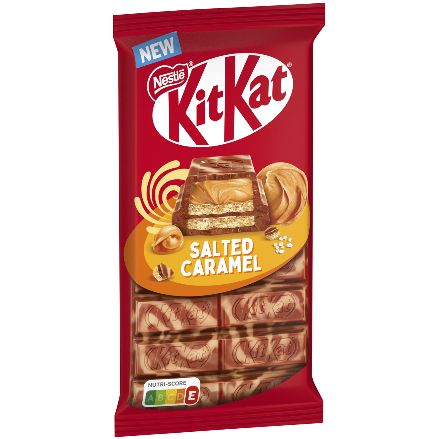 KitKat salted caramel chocolate tablet 99g milk chocolate wafer slab Chocolate Tablets and Slabs