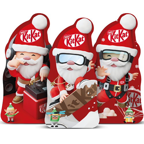 Kit Kat Chocolate Santa Claus 110 g – festive chocolate figure, stocking stuffer, Secret Santa gift, Christmas sweet – South African Products