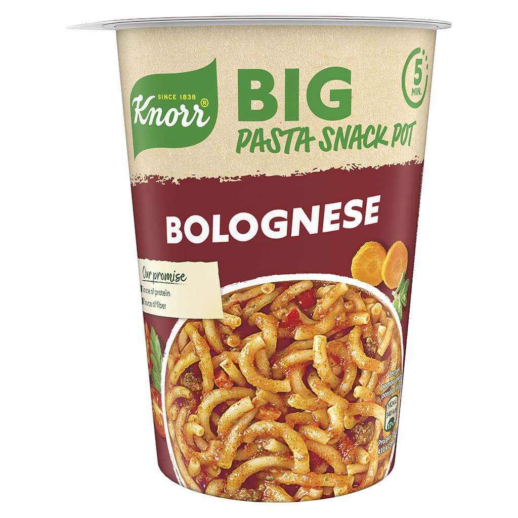 Knorr Bolognese Pasta Pot 88g instant pasta meal ready in 5 minutes quick lunch cup