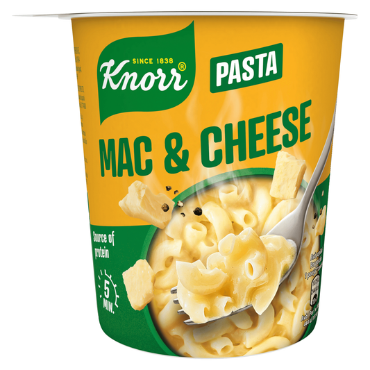 Knorr Mac and Cheese Pasta Pot 62g creamy instant pasta cup snack meal