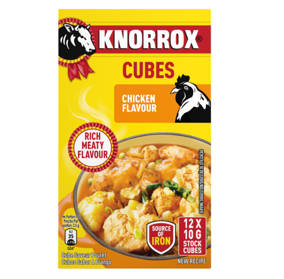 Knorrox Chicken Flavoured Stock Cubes 12x10g