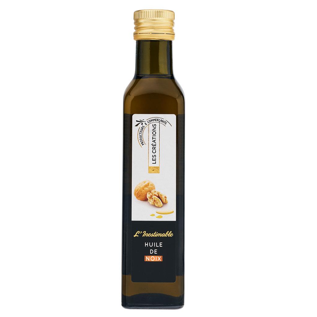 Les Créations Walnut Oil 25cl premium nut oil gourmet cooking oil salad dressing oil