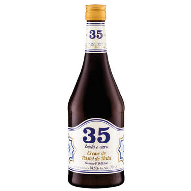 Licor 35 Cream Pastel de Nata Liqueur 700ml bottle