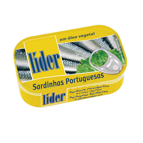 Lider sardines in oil 120 g tinned fish seafood pantry