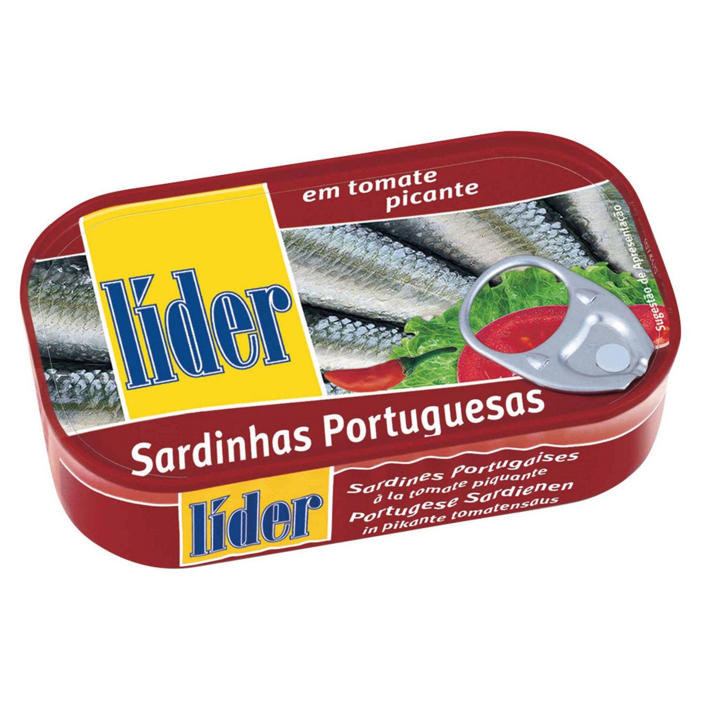 Lider sardines in spicy tomato sauce 120 g tinned fish seafood pantry