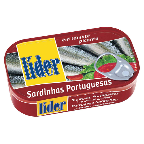 Lider sardines in spicy tomato sauce 120 g tinned sardines with chilli rich tomato pantry fish