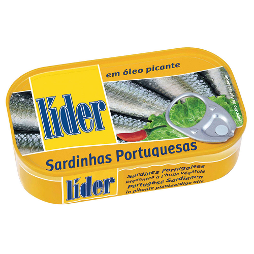 Lider spicy sardines in oil 120 g Portuguese tinned fish chilli seafood pantry