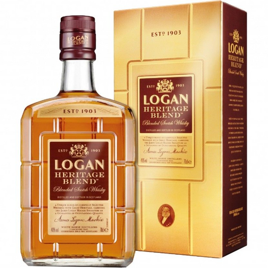 Logan Heritage Blended Scotch Whisky 700ml 40% ABV premium Scottish blend with Lagavulin Glen Elgin Craigellachie fruit peat and oak notes