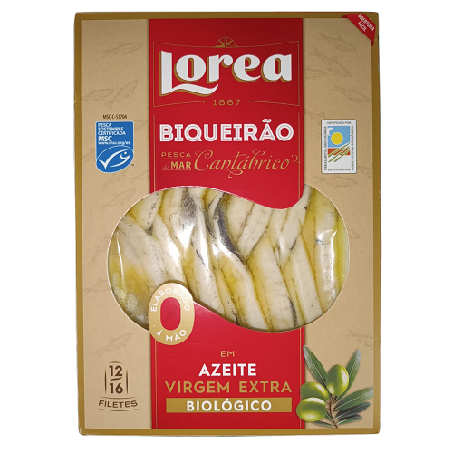 Lorea boqueirão in extra virgin olive oil 90 g tinned fish anchovies seafood pantry