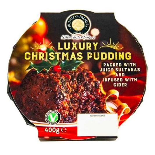 Luxury Christmas Pudding 400g  Huntley & Palmers