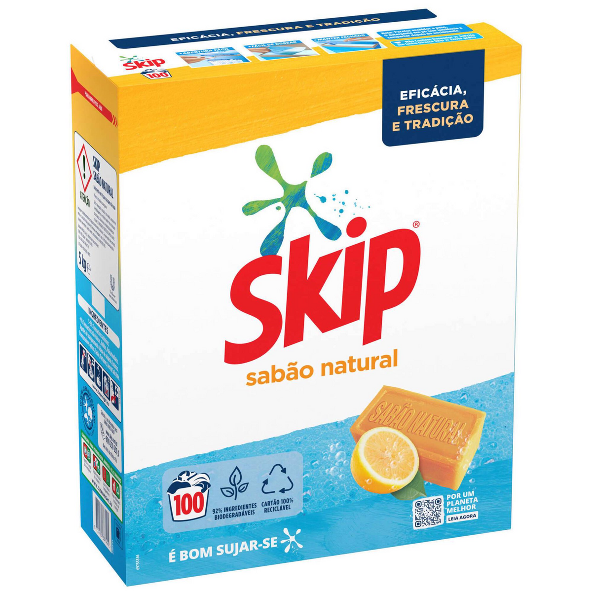 Maschinenwaschmittel Waschpulver Naturseife Skip 100 Dosen