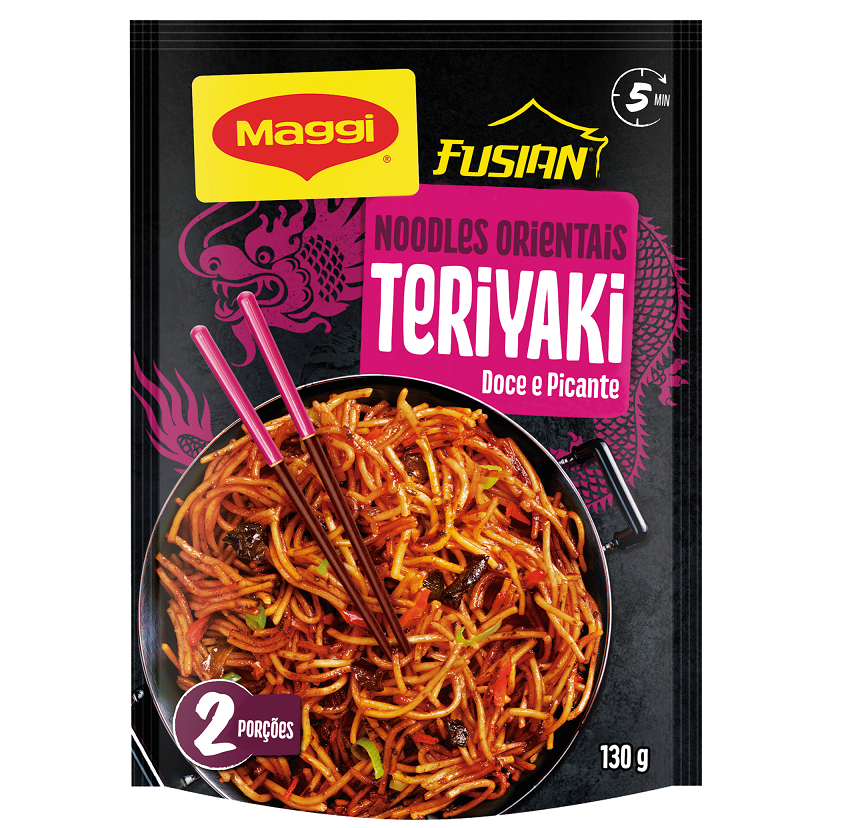 Maggi Fusian Teriyaki Instant Noodles 130 g Asian style quick meal
