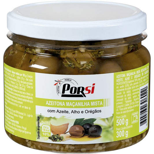 Porsi Manzanilla Olives with Olive Oil 300g