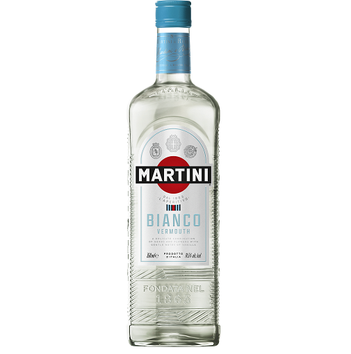 Martini Bianco White Vermouth 1L 14.4% ABV Italian sweet white aperitif bottle for spritzes and cocktails