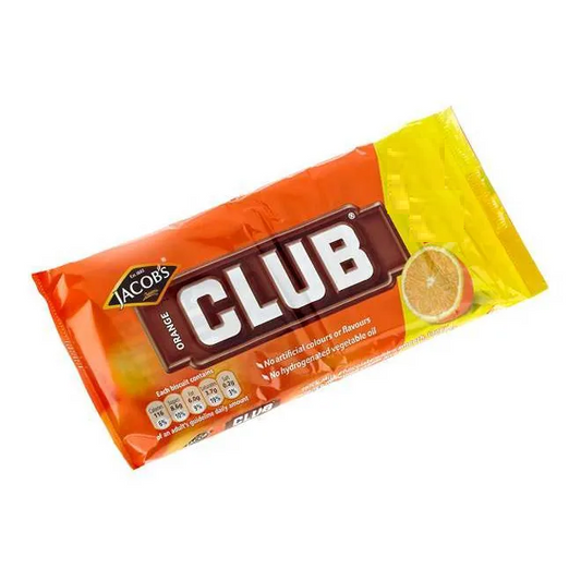 McVitie’s Club Orange 7 Pack 132g – Chocolate Orange Biscuit Bars – Sweet Biscuits – Biscuits and Cookies – South African Products