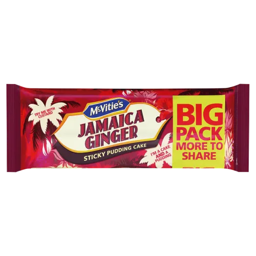McVitie’s Jamaica Ginger Pudding Cake 341g moist sponge dessert with ginger and treacle – Cakes Scones Muffins and Everything Baked – South African Products