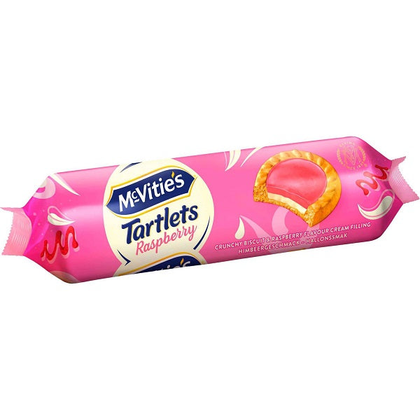 McVitie’s Raspberry Tartlets 100 g filled biscuits raspberry centre sweet snack Cookies, Biscuits, Crackers and Rusks