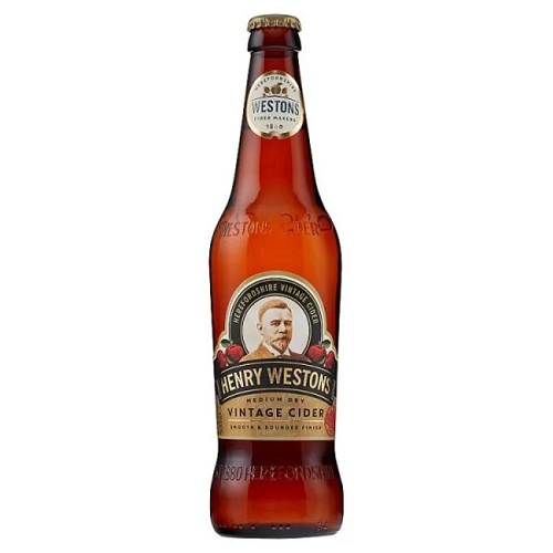 Henry Westons Vintage Cider – 500ml Bottle (8.2% ABV)