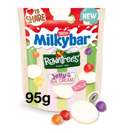 Milkybar Rowntrees Gelee &amp; Eiscreme 95g