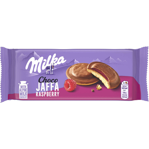 Milka Choco Jaffa 128g – sponge cakes with orange jelly and Milka chocolate – Rusks and Cake – Biscuits, Rusks and Cake