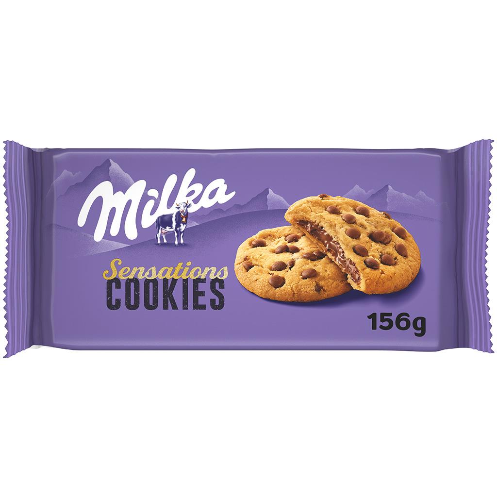 Milka Cookie Sensations Chocolate Chip Cookies 156g