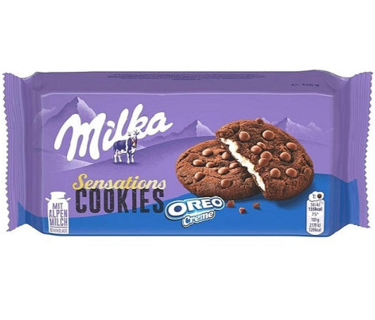 Milka Oreo Secret Centre 156g pack – creamy Alpine milk chocolate filled with Oreo cream and biscuit crunch – Chocolate – South African Products – Cookies and Rusks – Biscuits and Crackers