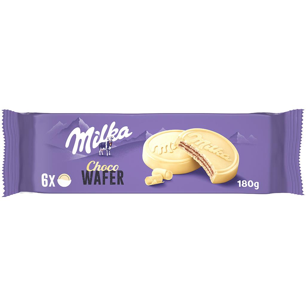 Milka Choco Wafer White 180g