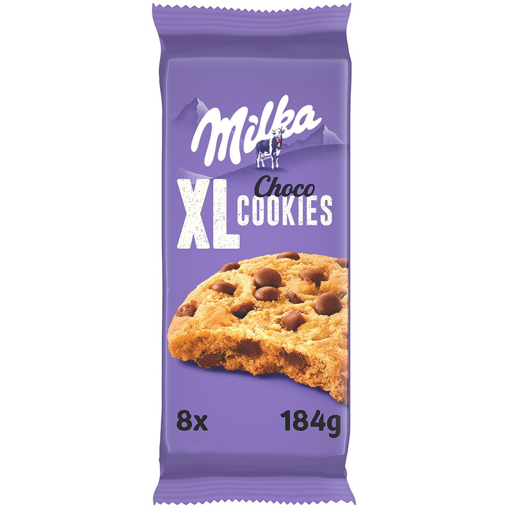 Milka XL Chocolate Chip Cookies 184g