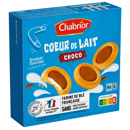 Chabrior Milk Filled Mini Tartlets with Milk Chocolate 225g