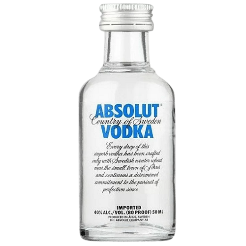 Absolut Vodka – Absolut Vodka Miniature Bottle 5 cl 5cl (40% AVB) – 5cl – 40% AVB – Vodka – Spirits – South African Products